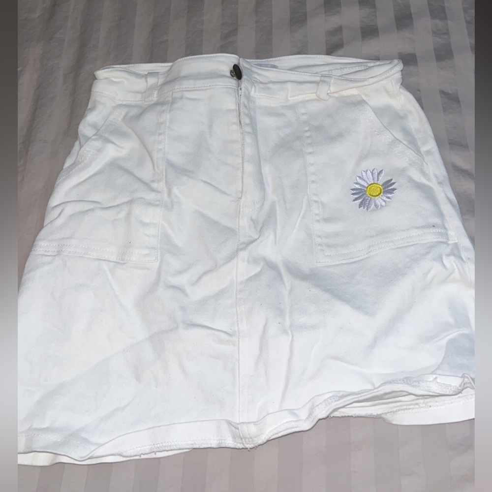 White skirt
